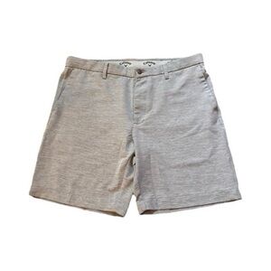 Callaway Golf Shorts Mens 38 Gray Striped Flat Front Stretch